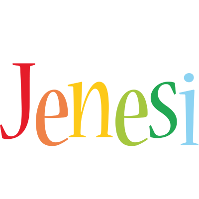 Jenesi birthday logo