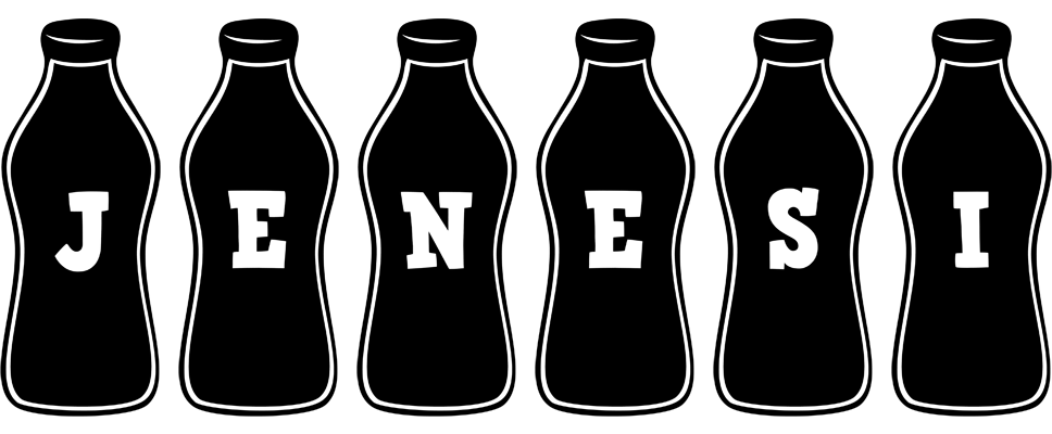 Jenesi bottle logo