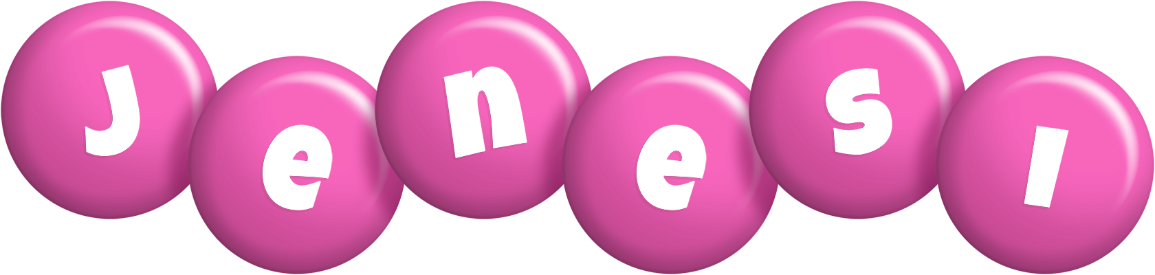 Jenesi candy-pink logo