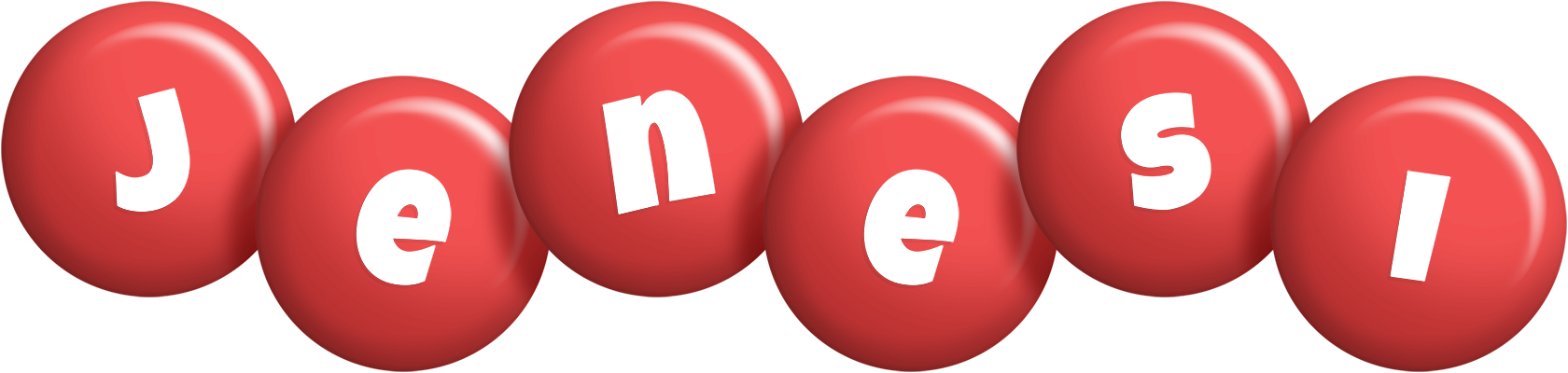 Jenesi candy-red logo