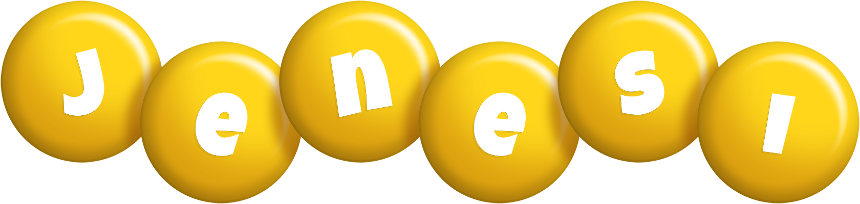 Jenesi candy-yellow logo