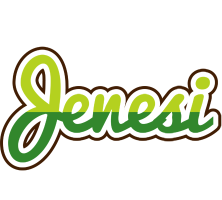 Jenesi golfing logo