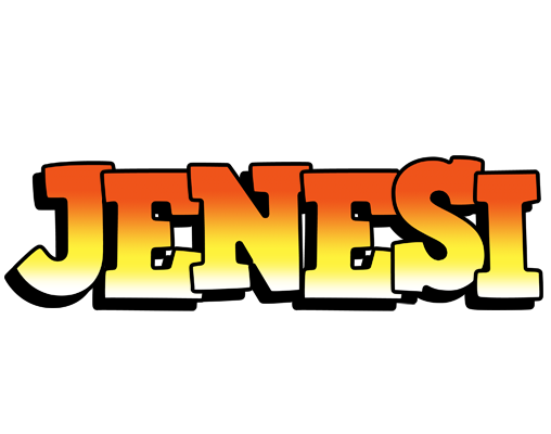 Jenesi sunset logo