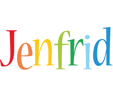 Jenfrid birthday logo