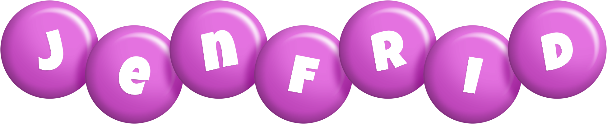 Jenfrid candy-purple logo