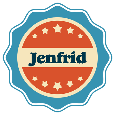 Jenfrid labels logo