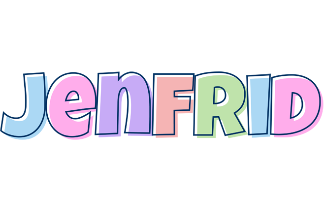 Jenfrid pastel logo