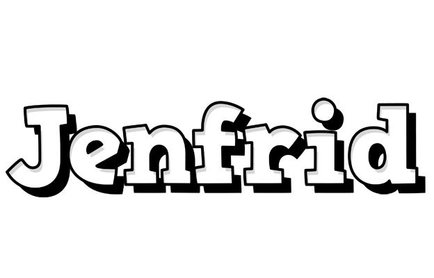 Jenfrid snowing logo