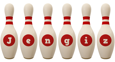 Jengiz bowling-pin logo