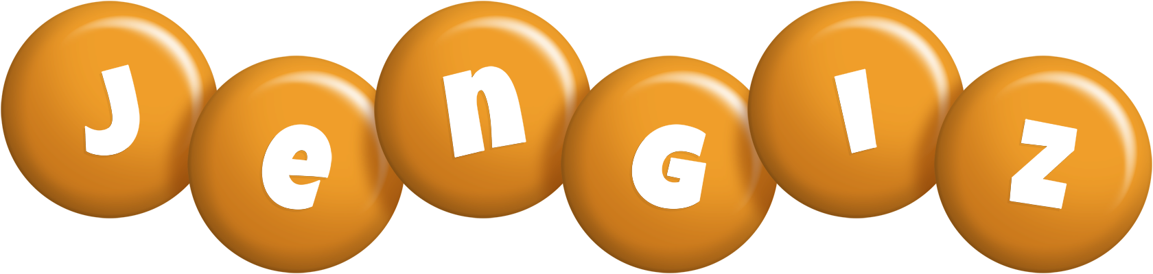 Jengiz candy-orange logo