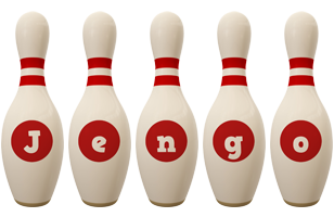 Jengo bowling-pin logo