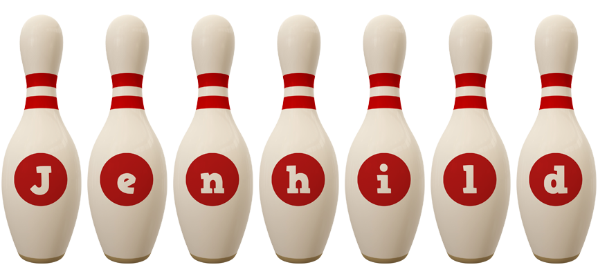 Jenhild bowling-pin logo