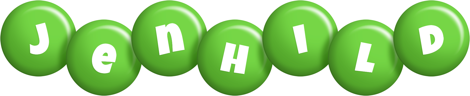 Jenhild candy-green logo