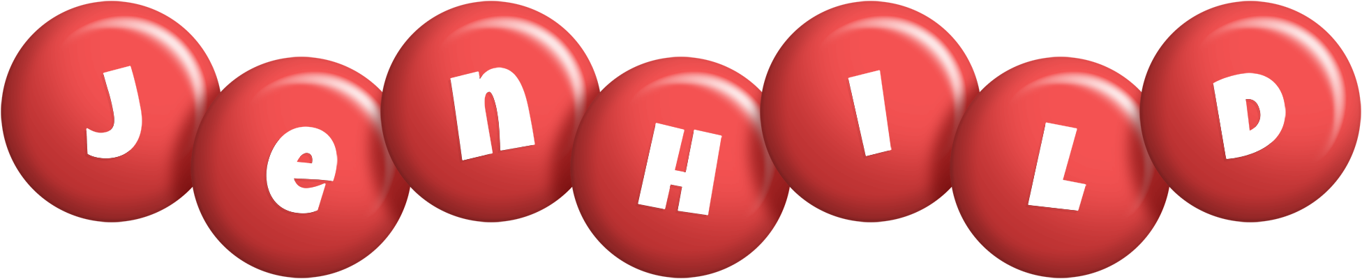 Jenhild candy-red logo