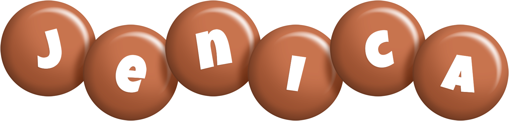Jenica candy-brown logo