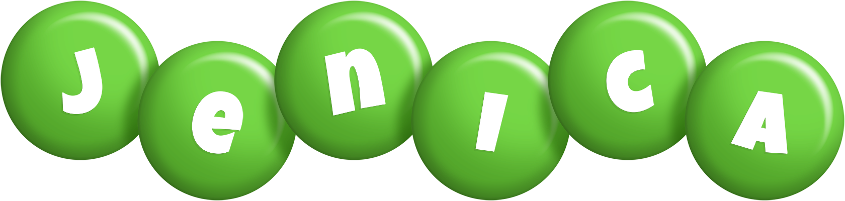 Jenica candy-green logo