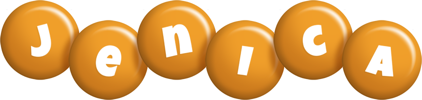 Jenica candy-orange logo