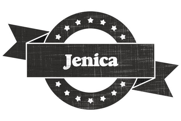 Jenica grunge logo
