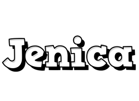 Jenica snowing logo