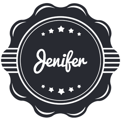 Jenifer badge logo