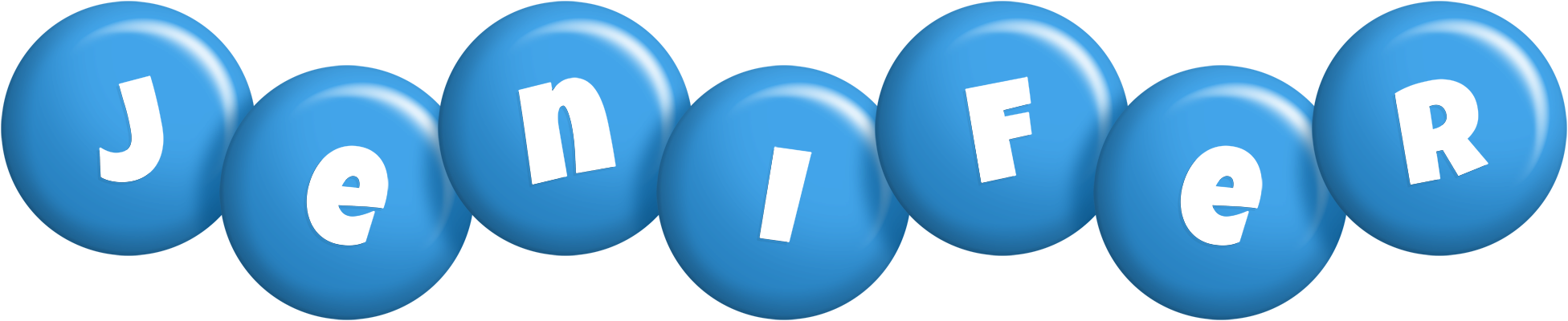 Jenifer candy-blue logo