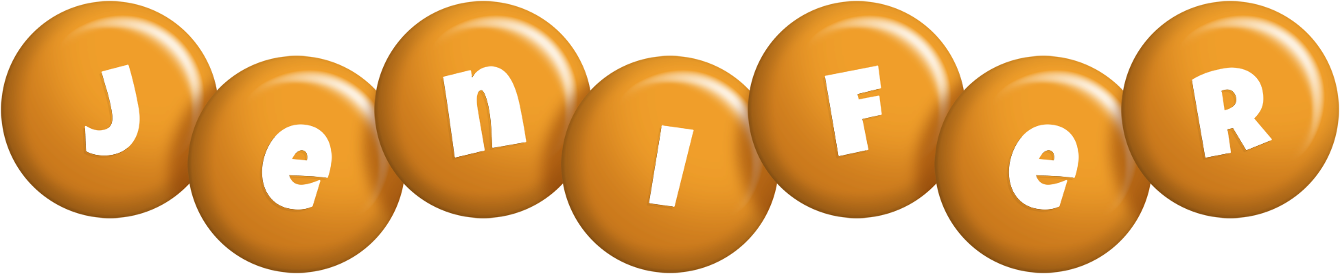 Jenifer candy-orange logo