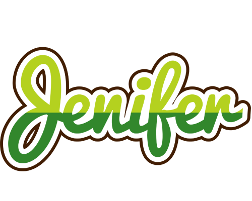 Jenifer golfing logo
