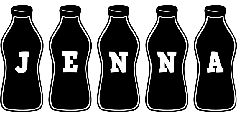 Jenna bottle logo