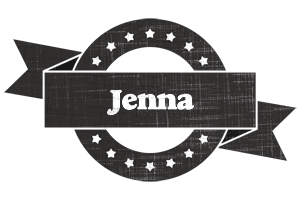 Jenna grunge logo