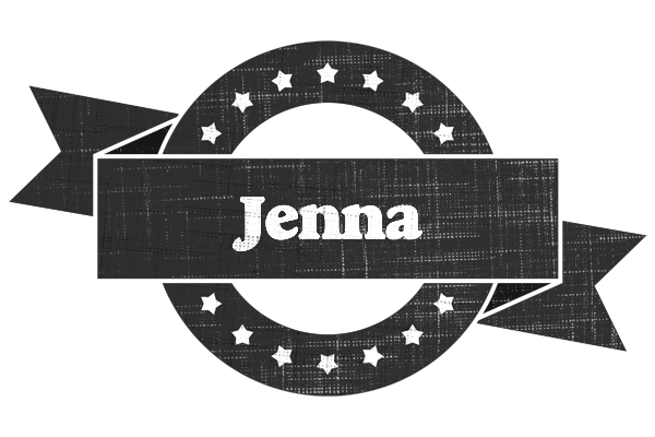 Jenna grunge logo