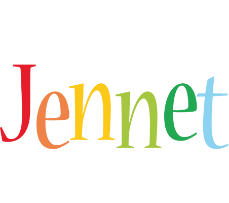 Jennet birthday logo
