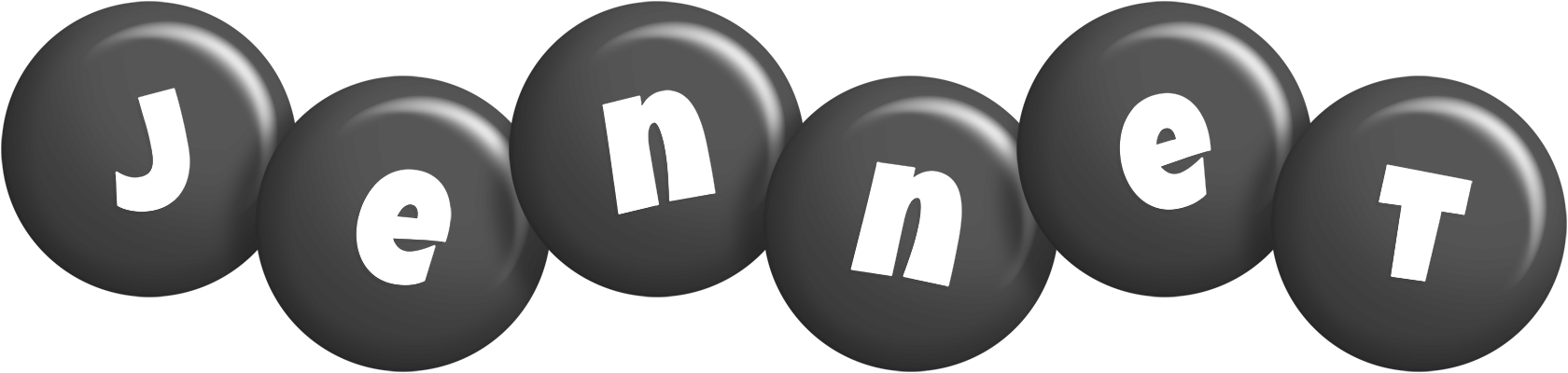 Jennet candy-black logo
