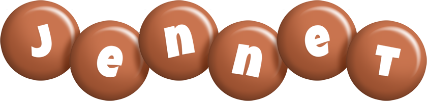 Jennet candy-brown logo