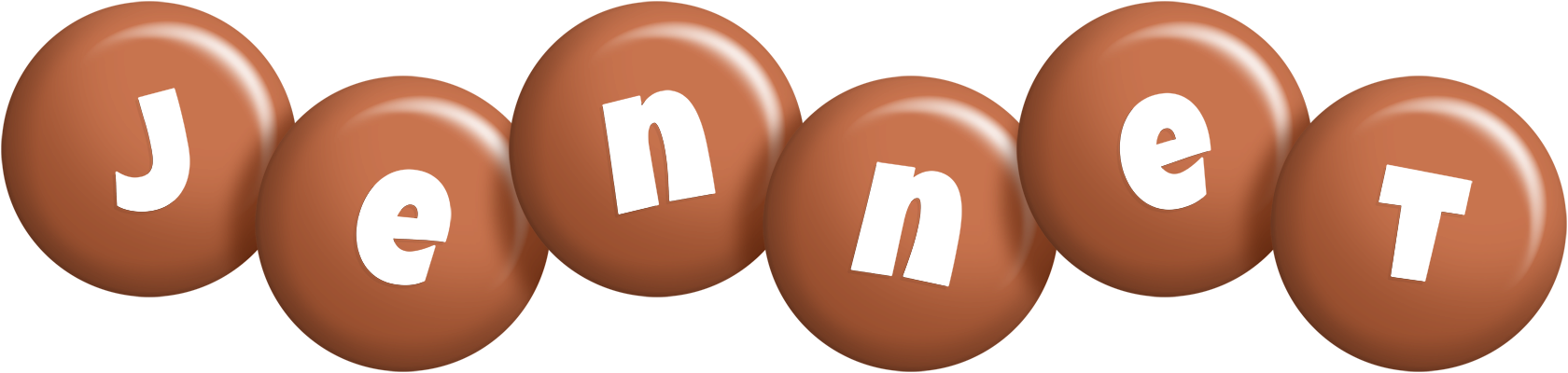 Jennet candy-brown logo