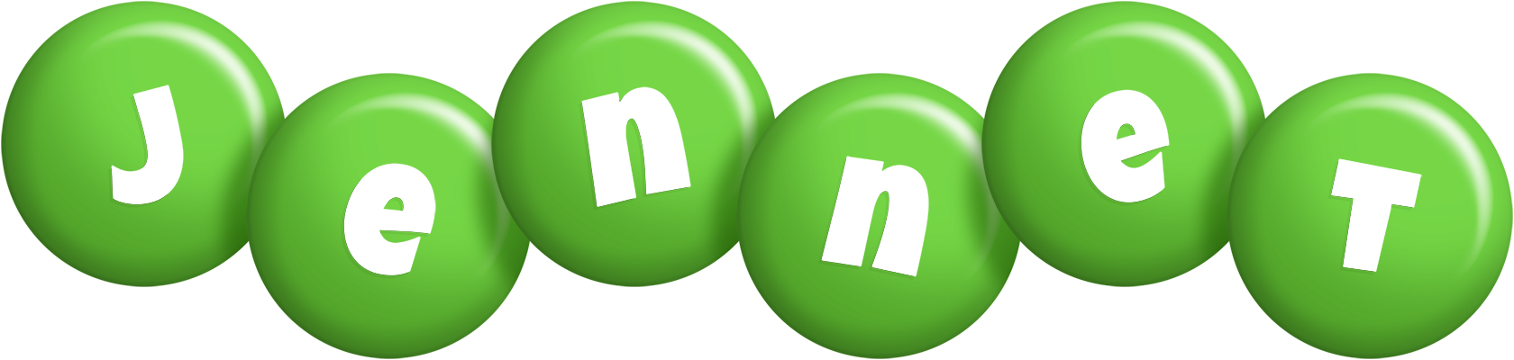 Jennet candy-green logo