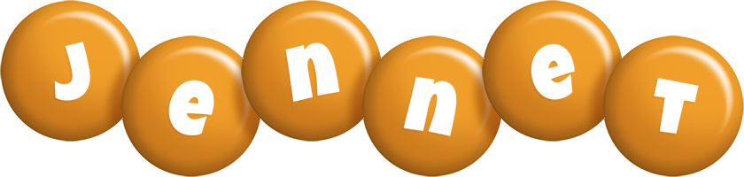 Jennet candy-orange logo