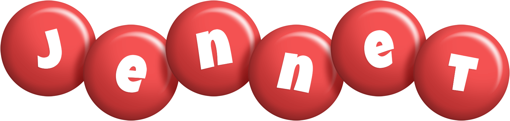 Jennet candy-red logo