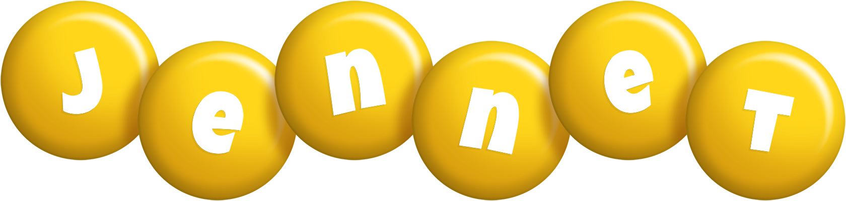 Jennet candy-yellow logo