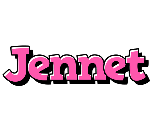 Jennet girlish logo