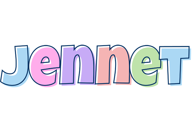 Jennet pastel logo