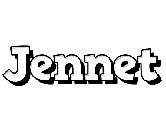 Jennet snowing logo