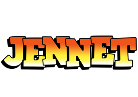 Jennet sunset logo