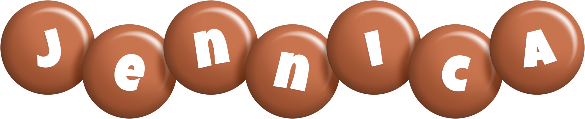 Jennica candy-brown logo