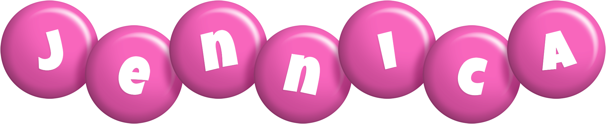 Jennica candy-pink logo