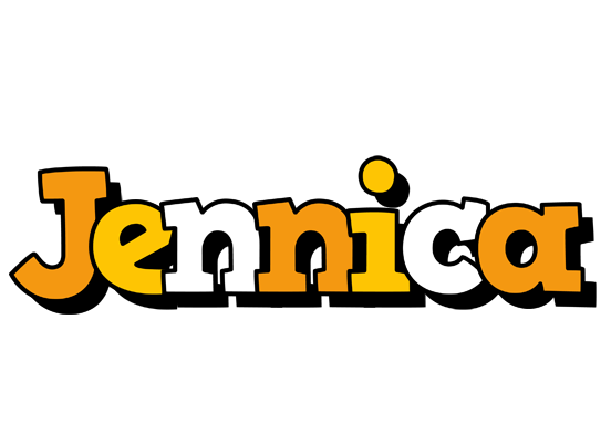 Jennica cartoon logo