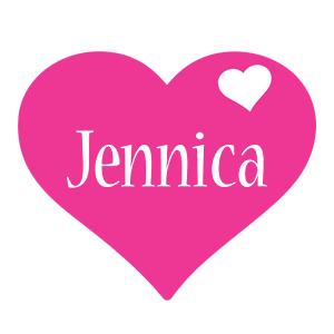 Jennica love-heart logo