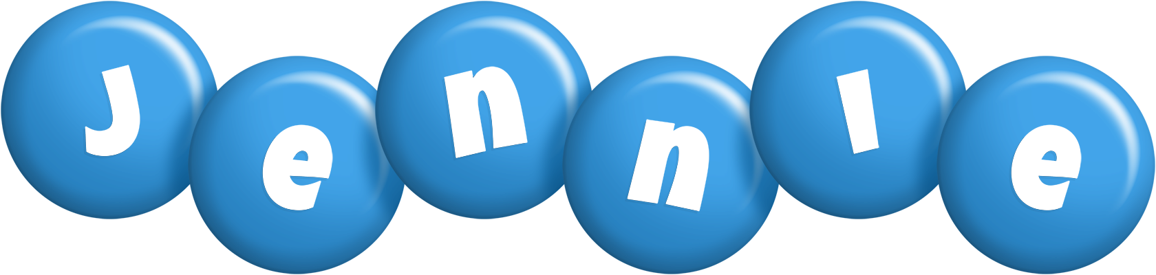 Jennie candy-blue logo