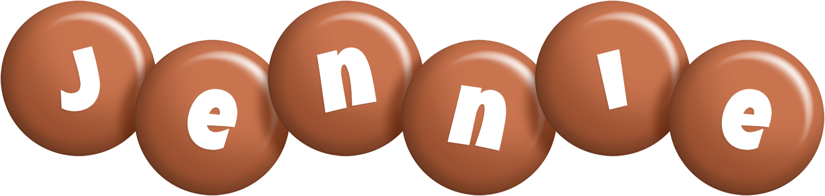Jennie candy-brown logo