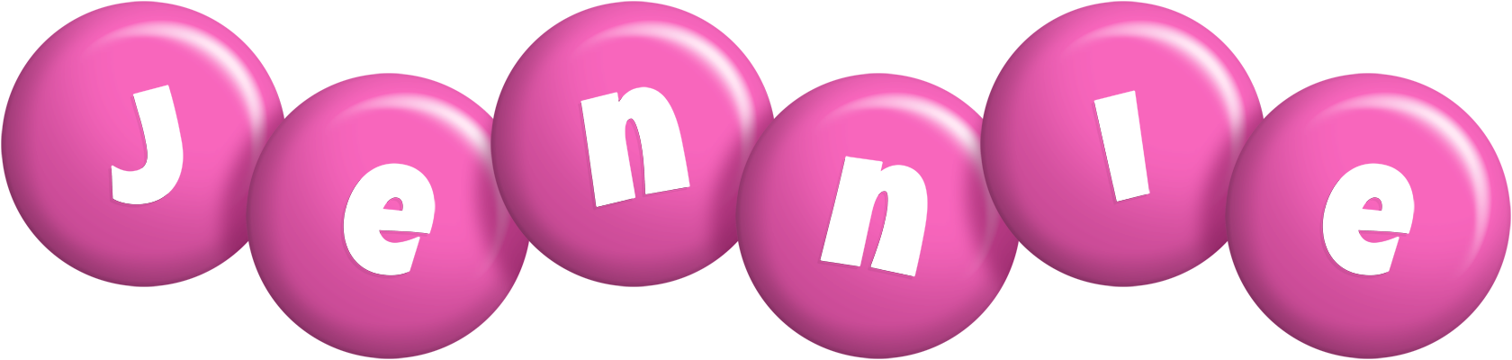Jennie candy-pink logo