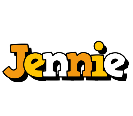 Jennie cartoon logo